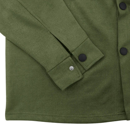 maoxiangshop New Casual Long Sleeve Coat Set Heavy Duty Workwear Shirt Set Vintage Shirt Men's Spring and Autumn
