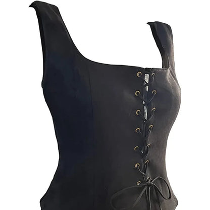 maoxiangshop  -  2024 Medieval Viking Pirate Costume Renaissance Anime Cosplay New Suede Waistcoat Cos Costume Halloween Costumes for Man
