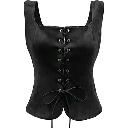 maoxiangshop  -  2024 Medieval Viking Pirate Costume Renaissance Anime Cosplay New Suede Waistcoat Cos Costume Halloween Costumes for Man