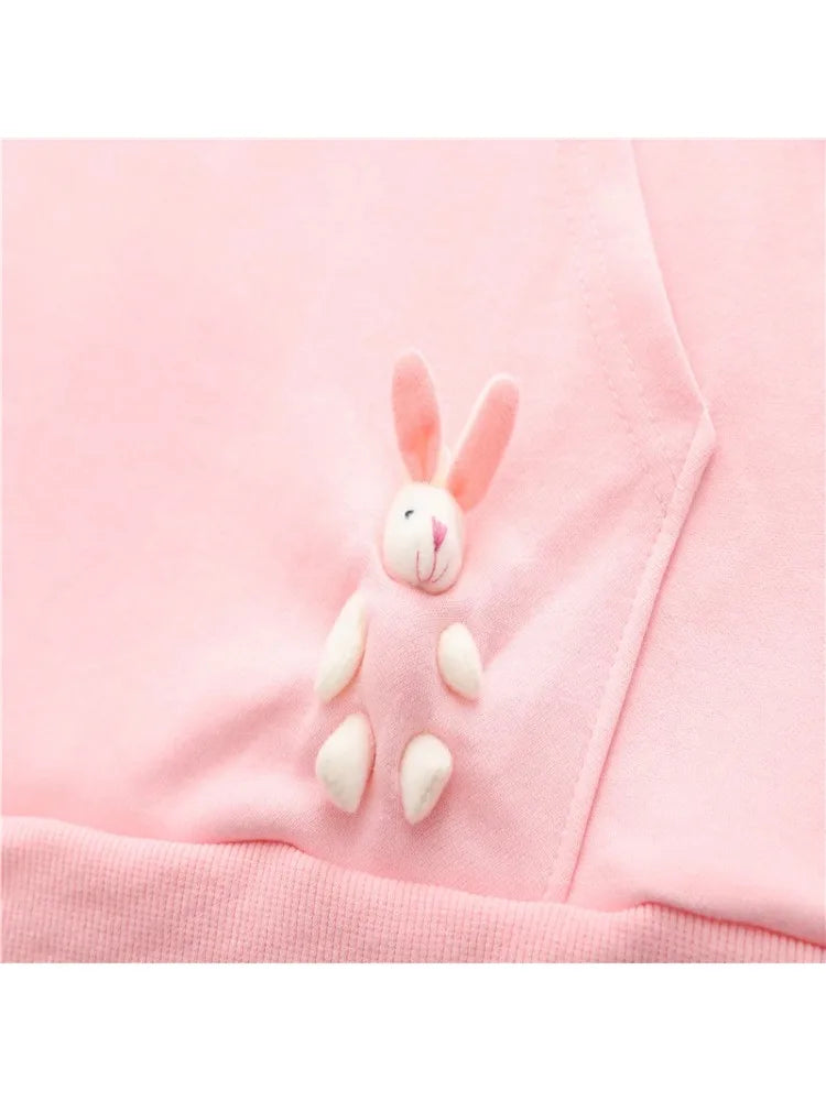 maoxiangshop Sweet Style Letter Print Patchwork Harakuju Women Hoodies Drawstring Hooded Sweatshirt Winter Female Cotton Kawaii Pullover