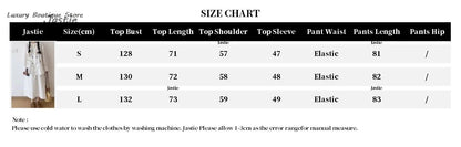 maoxiangshop  -  Chic Cute Floral Embroidery Blouse Women+Long Skirts Set Cotton Ruffle O-neck Blouse Woman Suit Loose Skirts Vacation Outfit