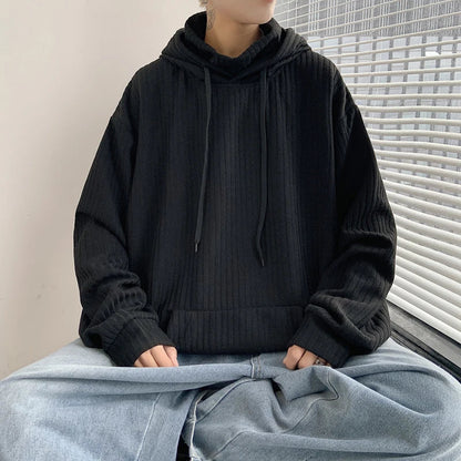 maoxiangshop Sweater Men Spring Autumn Men's Hooded Sweater Casual Pullover Warm Knitted Sweatercoat Pull Homme Plus Size 3XL Streetwear