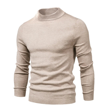 maoxiangshop New Winter Turtleneck Thick Mens Sweaters Casual Turtle Neck Solid Color Quality Warm Slim Turtleneck Sweaters Pullover Men