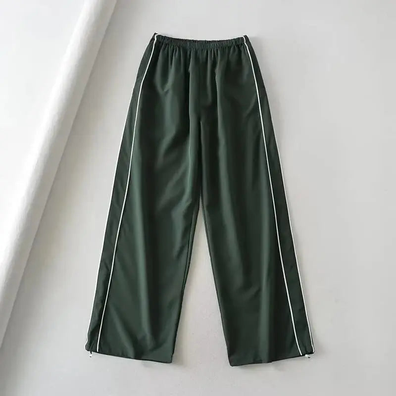 Y2K women vintage Baggy Cargo Pants for Women Drawstring Elastic Low Waist Parachute Pants Sweatpants Loose Hippie Pant Trousers