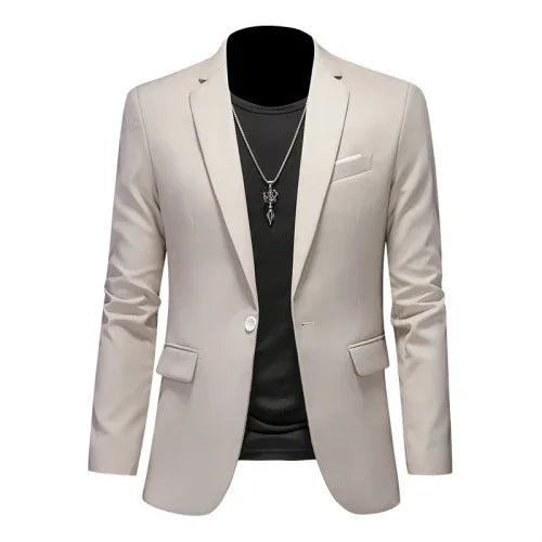 maoxiangshop High Quality Business Slim Fit Single Buttons Suits Jacket Men Slim Fit Casual Fashion Wedding Groom Tuxedo Blazer Coats 6XL-M