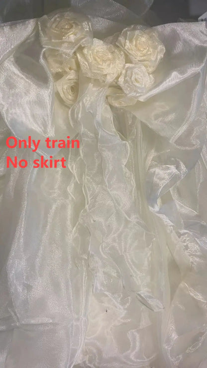 maoxiangshop Elegant and Noble Generative Color Lolita Flower Wedding Dress Adult Dress Sling Dress
