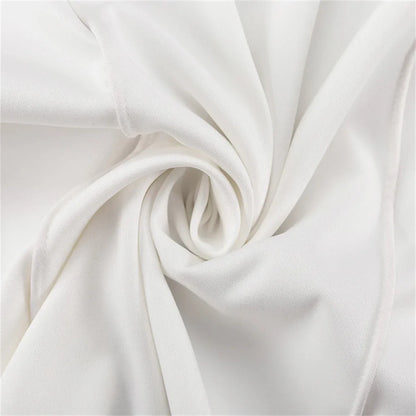 maoxiangshop -  White Long Straight Maxi Skirt for Women Summer Autumn Elegant   High Waist Office Lady Simple Skirt with Pocket Streetwear
