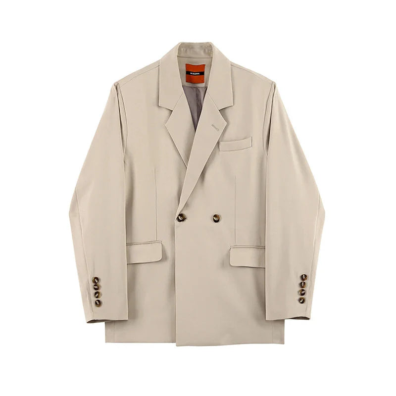maoxiangshop Elgance Men's Suit Coat Korean Style Casual Blazer Jacket Loose Fashion Handsome Small Suit Autumn New Male Clothing