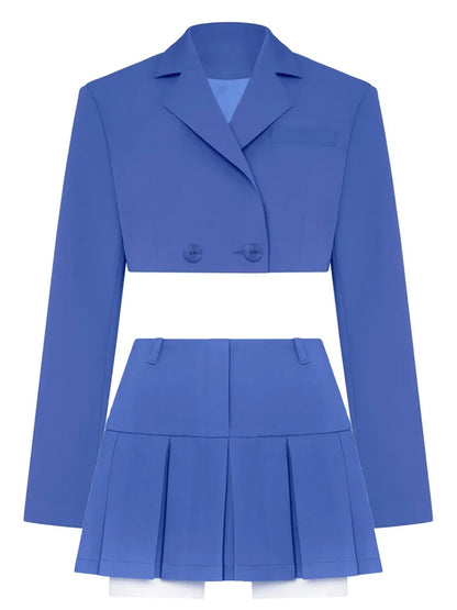 Green New Blazers For Women Cropped Coats Jacket Summer Casual Outfits Fashion Chic Jacket Women's Blazer Suits