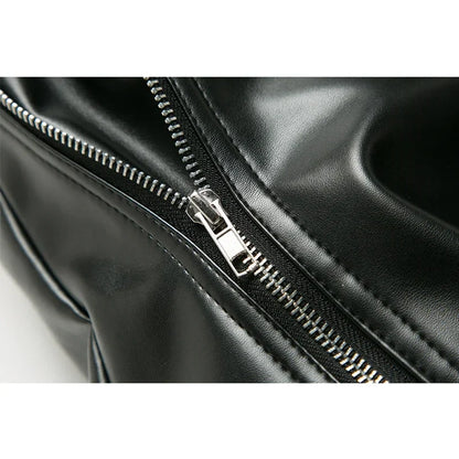maoxiangshop New Arrived Personality Male Leather Pants Male Slim Leather Pants Men's Clothing PU Pants Male