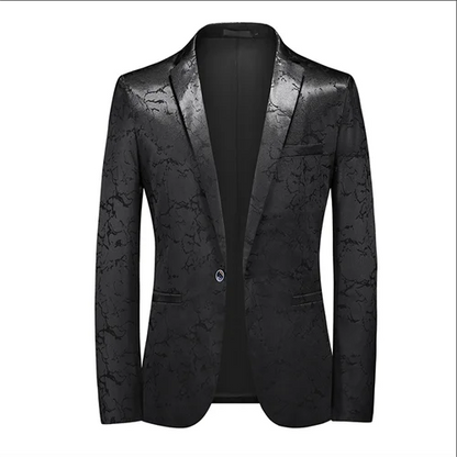 maoxiangshop WELL DRESSED MEN 2024 New Men Business Social Suit Jacket Summer Men's Single breasted Thin Dress Male Jacquard Blazers Coats