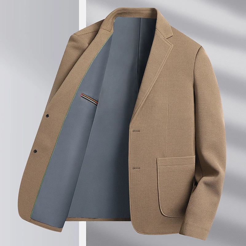 maoxiangshop New Men's Slim Fashion Everything High-grade Korean Version of The Wedding Gentleman British Style Hosting Casual Blazer