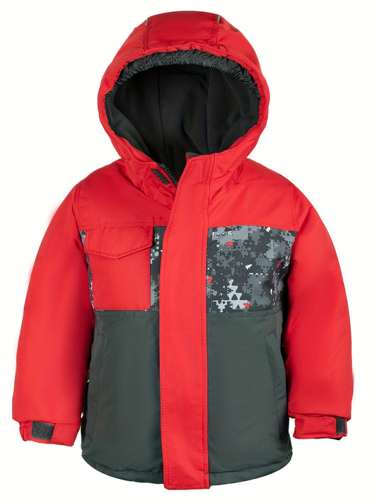 Winter Explorer Kids' Snow Suit - Waterproof, Windproof, Warm, Hooded, Breathable, Ski Jacket Coat for Boys - Perfect for Winter Outdoor Activities