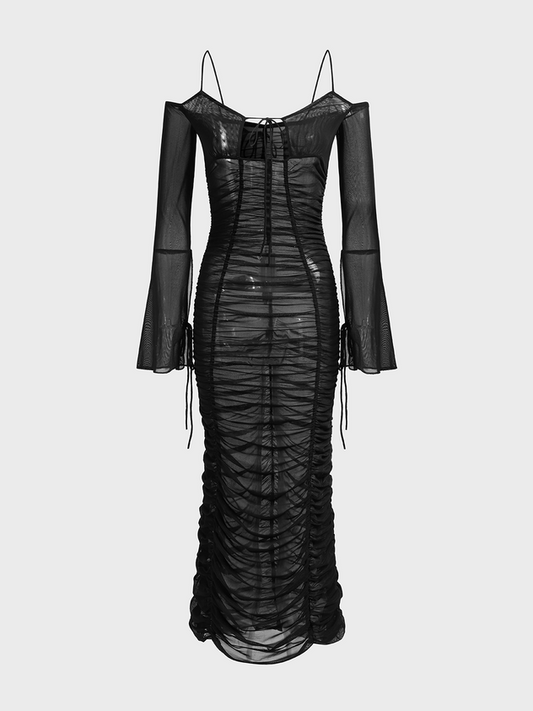 Y2k Black Dress Midi Dress