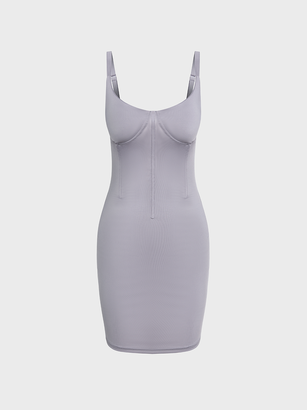 Activewear Y2k White Corset Basic Dress Mini Dress