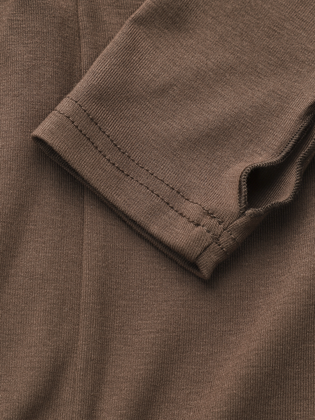 maoxiangshop Cut Out Plain Long Sleeve Hoodie