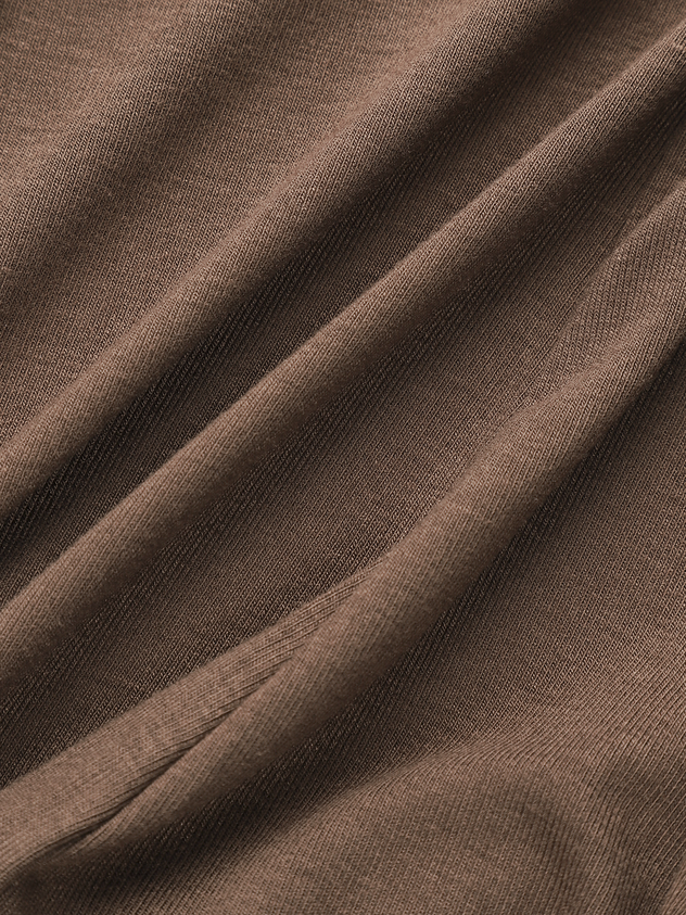 maoxiangshop Cut Out Plain Long Sleeve Hoodie