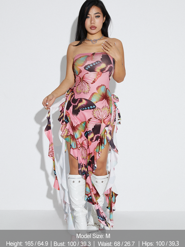 Y2k Multicolor Dress Midi Dress