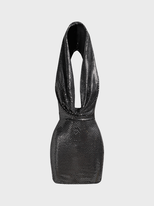 maoxiangshop Edgy Hoodie Plain Dress
