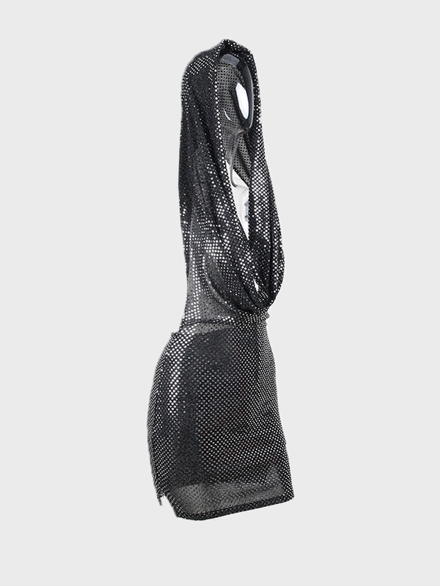 maoxiangshop Edgy Hoodie Plain Dress