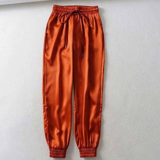 Women Loose Trousers Women's Elegant Black Vertical Striped High Waist Pocket Wide Leg Pants Women Bell Bottoms Flare Trousers