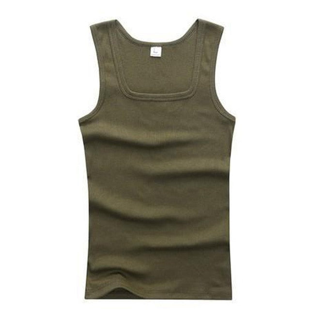 Men's Gyms Casual Tank Tops Bodybuilding Fitness Muscle Sleeveless Singlet Top Vest Tank man's clothes
