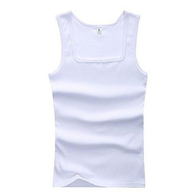 Men's Gyms Casual Tank Tops Bodybuilding Fitness Muscle Sleeveless Singlet Top Vest Tank man's clothes