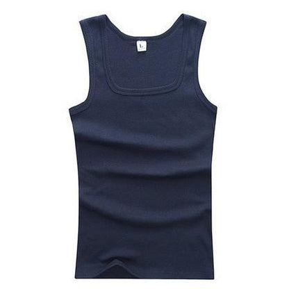 Men's Gyms Casual Tank Tops Bodybuilding Fitness Muscle Sleeveless Singlet Top Vest Tank man's clothes