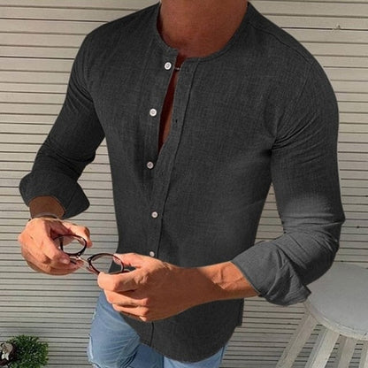 New Fashion Mens Luxury Stylish Autumn Casual Dress Shirts Slim Fit Long Sleeve Shirt Black White Yellow Red