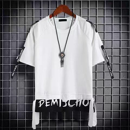Hip Hop T Shirt Men Fashion Harajuku Tshirt Streetwear Casual Japan T Shirt Short Sleeve T-Shirt Men Cool Summer Tees Shirts