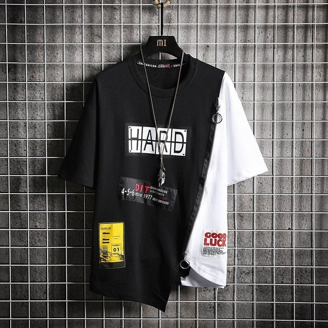 Hip Hop T Shirt Men Fashion Harajuku Tshirt Streetwear Casual Japan T Shirt Short Sleeve T-Shirt Men Cool Summer Tees Shirts