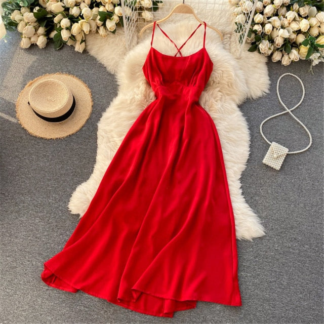 Women Sexy Satin Evening Dress Summer Off Shoulder High Waist Party Long Dresses Female Elegant Beach Robe Vestidos