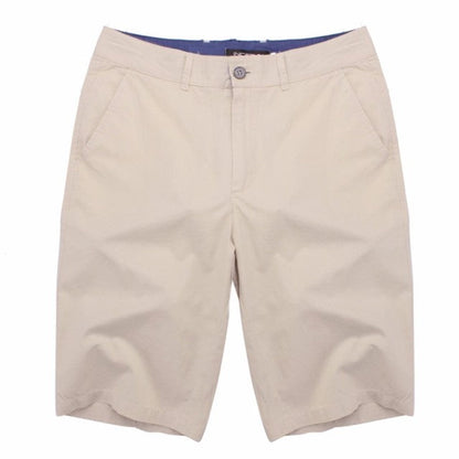 Casual Summer Shorts Men Cotton Knee Length chinos shorts Vintage Casual Men Shorts Fashion masculina Big Large Size 44