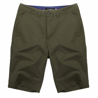 Casual Summer Shorts Men Cotton Knee Length chinos shorts Vintage Casual Men Shorts Fashion masculina Big Large Size 44
