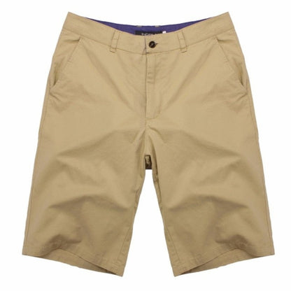 Casual Summer Shorts Men Cotton Knee Length chinos shorts Vintage Casual Men Shorts Fashion masculina Big Large Size 44
