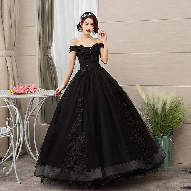 Quinceanera Dresses New Gold Party Dress Off The Shoulder Ball Gown Sweet Floral Print Prom Formal Vestido De Quincenera