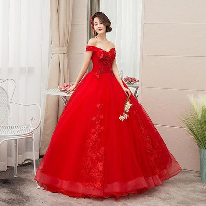 Quinceanera Dresses New Gold Party Dress Off The Shoulder Ball Gown Sweet Floral Print Prom Formal Vestido De Quincenera