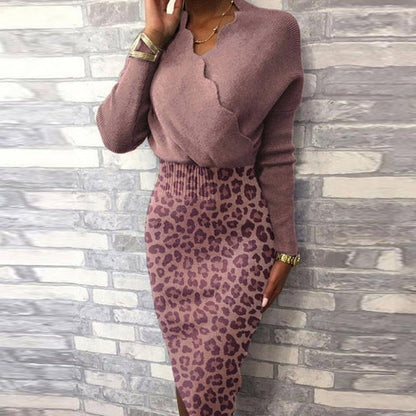 Women Autumn Winter Long Sleeve Slim Fit Knee Dress Elegant Office Lady Bodycon Knitted Dress Sexy Wave V-Neck Solid Party Dress