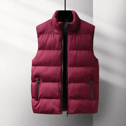Mens Vest Jacket Men New Autumn Winter Warm Sleeveless Jackets Male Casual Down Cotton Waistcoat Veste Homme Coat Clothing