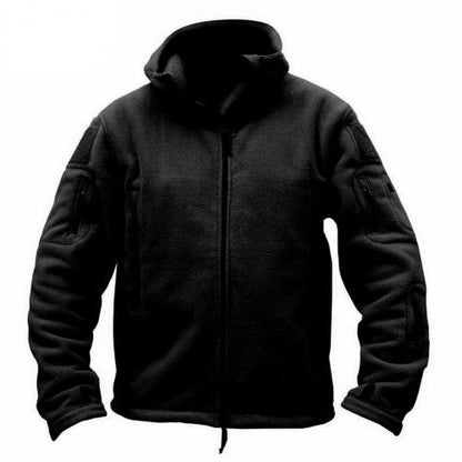 Stylish Men Coat Winter Thermal Fleece Jacket Outdoors Sports Hooded Coat Softshell Outdoor Jackets