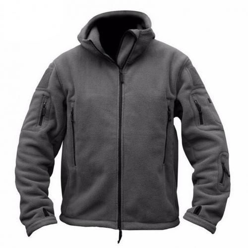 Stylish Men Coat Winter Thermal Fleece Jacket Outdoors Sports Hooded Coat Softshell Outdoor Jackets