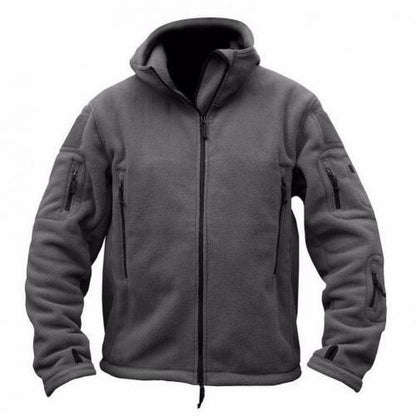 Stylish Men Coat Winter Thermal Fleece Jacket Outdoors Sports Hooded Coat Softshell Outdoor Jackets