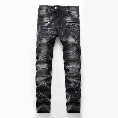Mens Fashion Slim Skinny Casual Jeans Straight Jeans Men Denim Trousers XY9