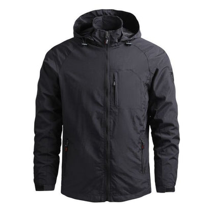 Men's Jacket Spring and Autumn Cross-border Thin Section Mountaineering Outdoor Casual Sports Windbreaker Hooded Jacket