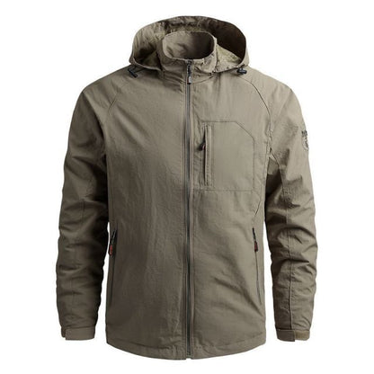 Men's Jacket Spring and Autumn Cross-border Thin Section Mountaineering Outdoor Casual Sports Windbreaker Hooded Jacket